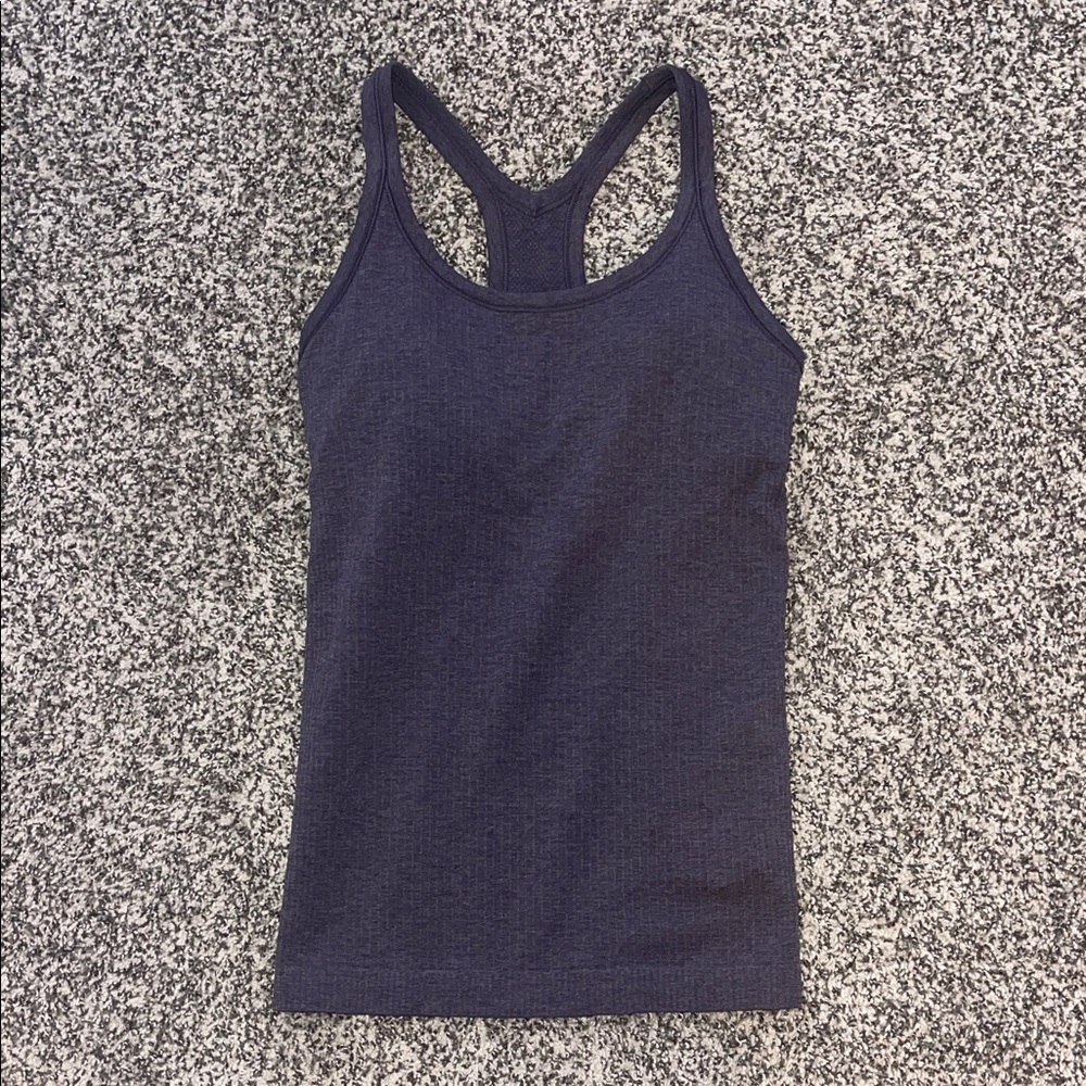 Lululemon Purple/grayish Ebb to street full length tank top